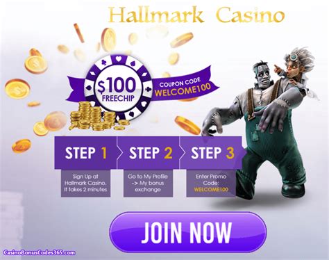 Hallmark Casino's Promtions: 0 Free Chip + Up to 00 SIG